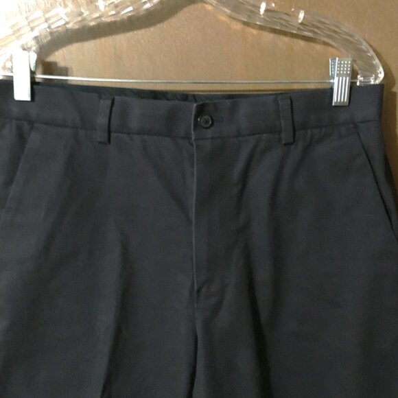 Brooks Brothers Advantage Chino Black Stretch Clark Fit Pants-Men's 33x30 - Picture 3 of 6